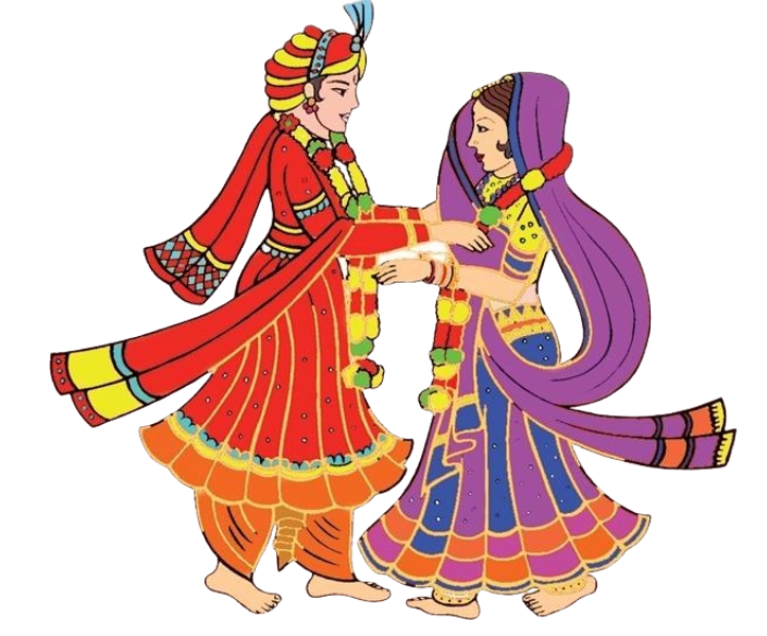 कार्टून वधू-वर चित्र